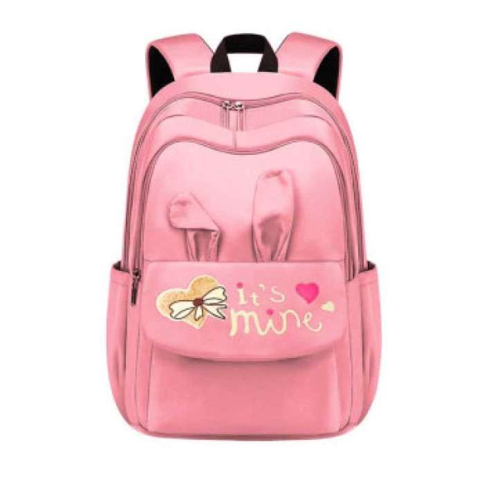 Premium Backpack For Girls (Peach Pink)